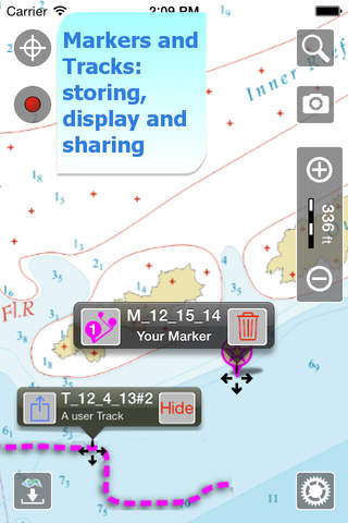 Aqua Map Bahamas Pro - GPS Wavey Line Charts screenshot 2
