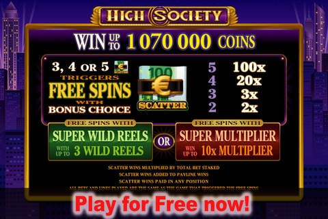 The Slot Machine High Society - Luxury and riches Slot with Mega ways to win screenshot 3