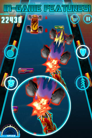 Adaptive Strike Neon Radiance Racers Fighting screenshot 2