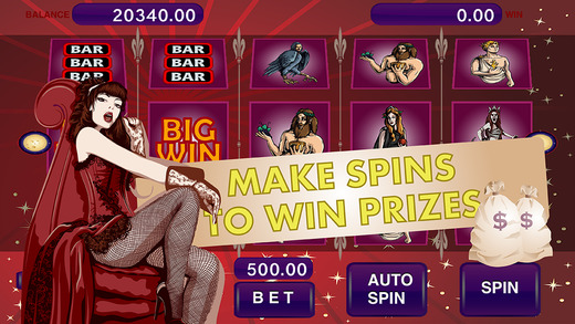 AAA Ancient Mythical God Titans Slots Machine - Spin to win prizes with Greek Girl