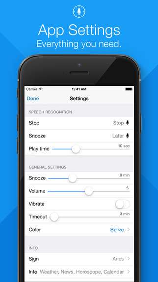 【免費工具App】WakeVoice - Alarm clock with speech recognition and speech synthesis-APP點子