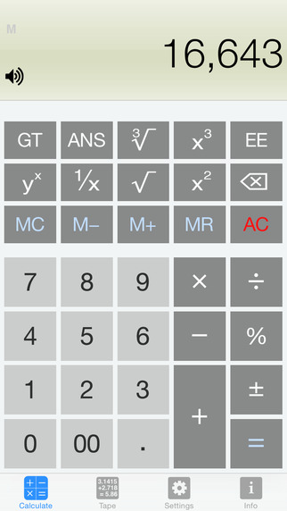 Calculator Silver