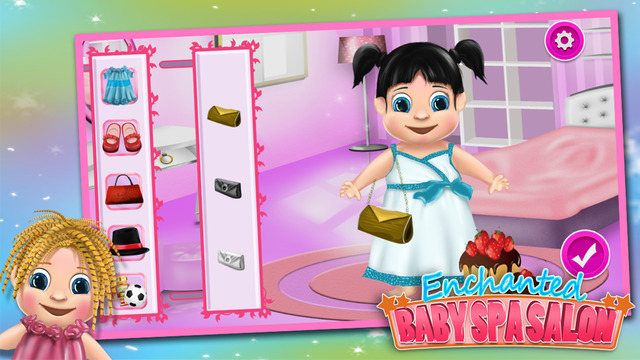 Enchanted Baby Spa Salon - Dress up Makeover Give Bath to your Magical Little Babies in Baby care Ga