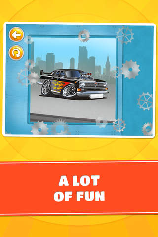Sports Cars & Off-Road Vehicles Puzzles - Logic Game for Toddlers, Preschool Kids and Little Boys screenshot 4