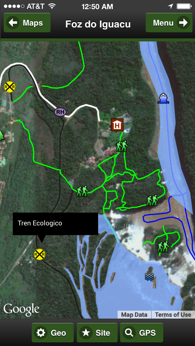 instagramlive | Foz do Iguacu Trail Map Offline - ios application