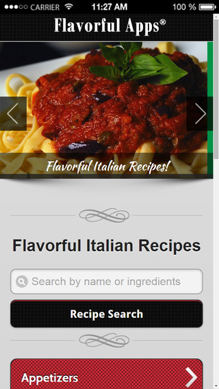 Italian Recipes from Flavorful Apps®