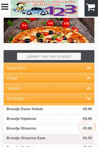 Cafetaria 123 Nijmegen screenshot 2