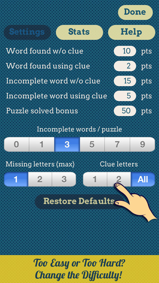 【免費遊戲App】Cross Word Puzzles : Search and Swipe the Hidden Words-APP點子