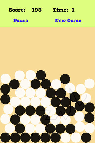 Gravity Dots - Link the dots which are chequered with black and white screenshot 2