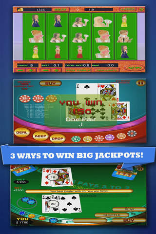 Aaaaaaaa!! +777+ Big Lights Las Vegas Casino with Blackjack, Poker, and Slots! Pro screenshot 4