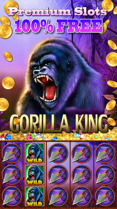 Screenshot 1 Слоты Gorilla King : Джекпот Дом Kong — Fun 777 Лас-Вегас Игровые автоматы