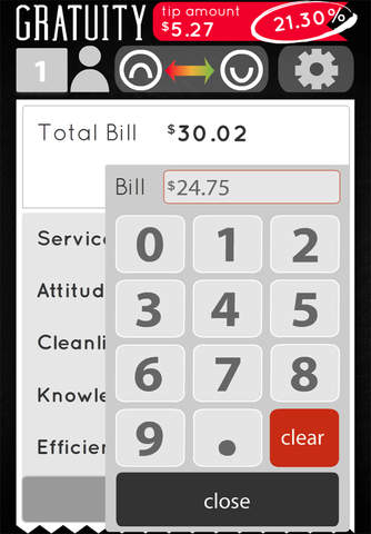 Gratuity Tip Calculator screenshot 2