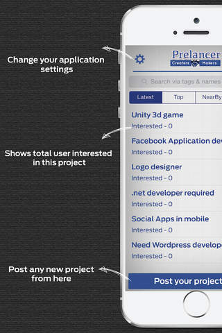 Prelancer - New Way Of Mobile Prelancing screenshot 2