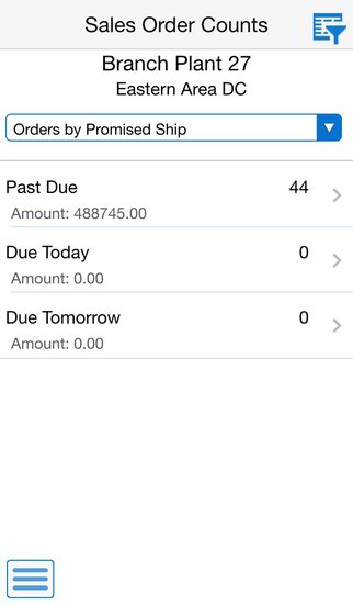 【免費商業App】Sales Order Counts Smartphone for JD Edwards EnterpriseOne-APP點子