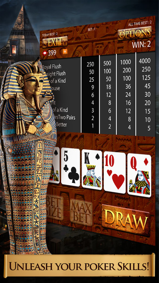 Video Poker Classics - Pharaoh's Royal Flush