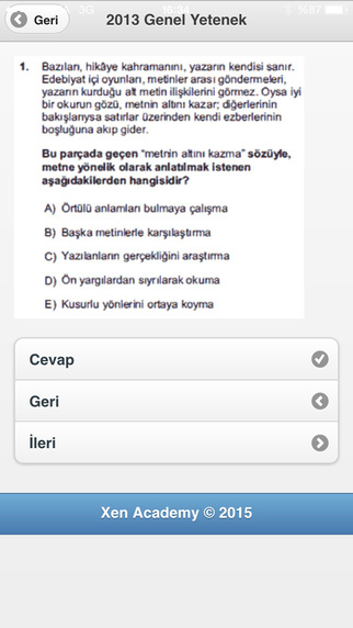 【免費教育App】KPSS ÇIKMIŞ SORULAR-APP點子