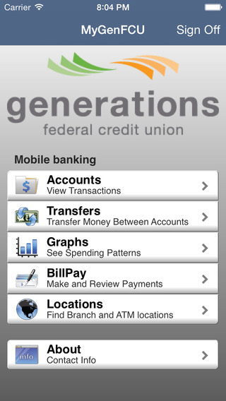 Generations Federal Credit Union Mobile Banking