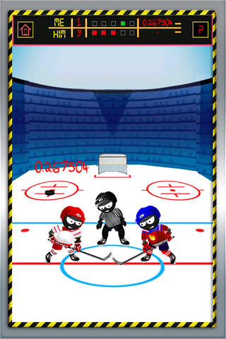 2015 Stickman Ice Hockey Reflex Face-Off : Fastest Finger Showdown Battle PRO screenshot 2