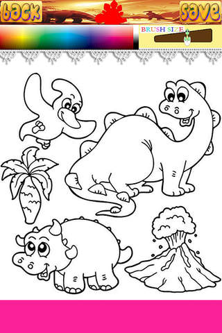 Kids Coloring For Dinosaur Dan Edition screenshot 2