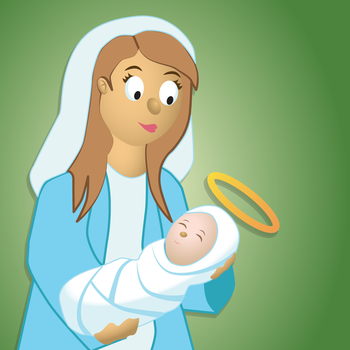 Life of Jesus: Virgin Birth - Bible Story, Coloring, Singing and Games for Children LOGO-APP點子