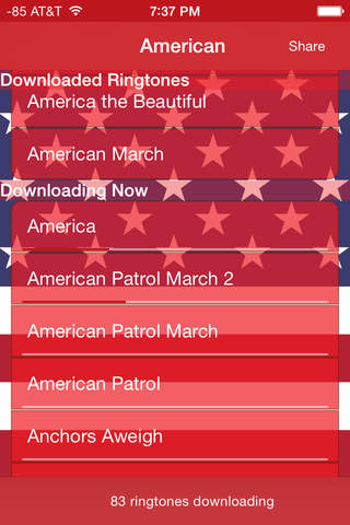 Best American Ringtones, Patriotic SMS and Tones screenshot 2