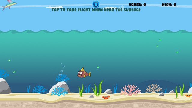 【免費遊戲App】Fly FlyingFish, Fly!-APP點子