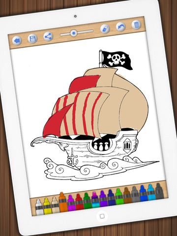 【免費攝影App】Paint and Color Pirates - coloring book - PREMIUM-APP點子