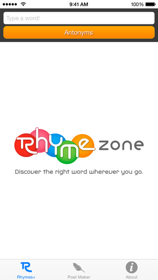 【免費書籍App】RhymeZone-APP點子