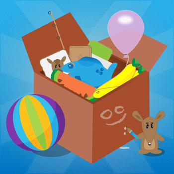 Tiny Play Box - Ten fun educational activities for toddlers and preschool kids for free. LOGO-APP點子