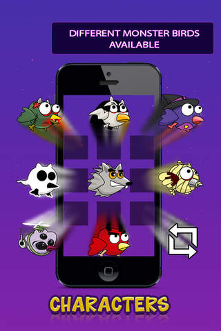 Flappy Monster Birds screenshot 2