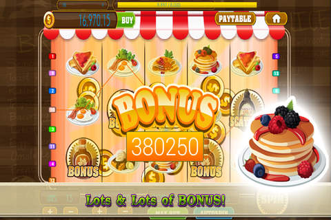 `` AAA Amazing Food Cuisine Slot Machine PRO - Spin a lotto and explore a restaurant of gambling screenshot 3