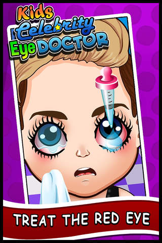 Crazy Little Fun Celebrity Eye Doctor - A Virtual Makeover Hospital & Eye Salon Games For  Kid screenshot 3