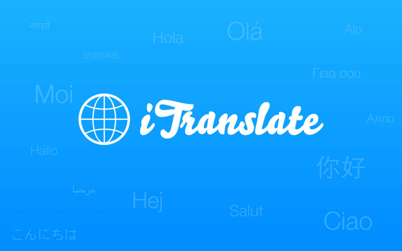 iTranslate for Mac 1.4.4 破解版 - 优秀的菜单栏快速翻译工具