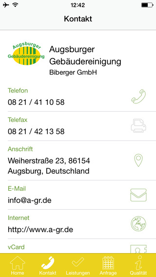 【免費商業App】Augsburger Gebäudereinigung-APP點子