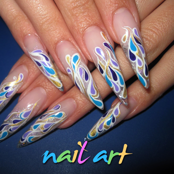 Nail Art Designs - HD Unique Beautiful Fingernails Designs LOGO-APP點子