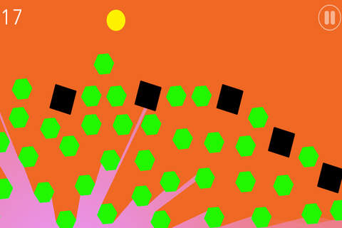 Amazing Dot Bouncing - Avoid the Spikey Geometry screenshot 4