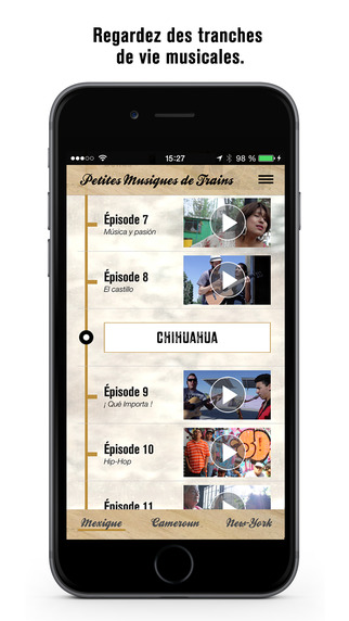 【免費音樂App】Petites Musiques de Trains : une série documentaire et musicale au Mexique-APP點子