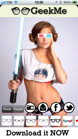 【免費生活App】Geek Me - Geekfy yourself! Augmented Reality to add funny Geek Glasses-APP點子