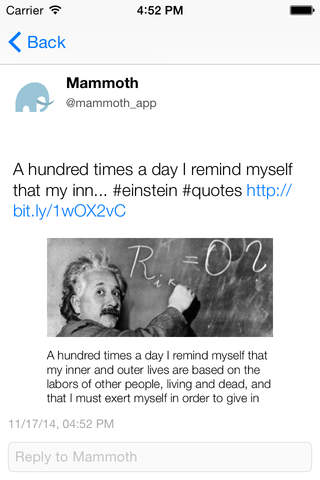 Mammoth for Twitter and Social Media screenshot 4