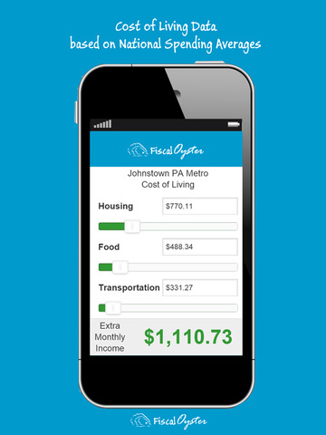 【免費財經App】FiscalOyster Salary - Job Offer & Cost of Living Calculator-APP點子