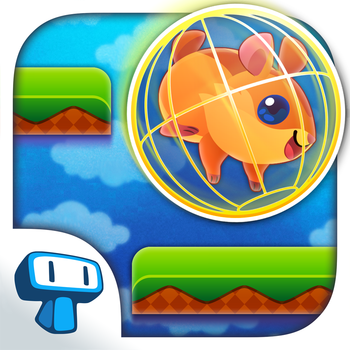 Hamster Roll - Cute Pet in a Running Wheel Platform Game LOGO-APP點子