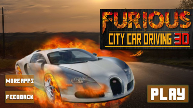 【免費遊戲App】Furious Car Driving 3D - Real Speed Car Smash Drifting and Turbo Racing for teens and kids-APP點子