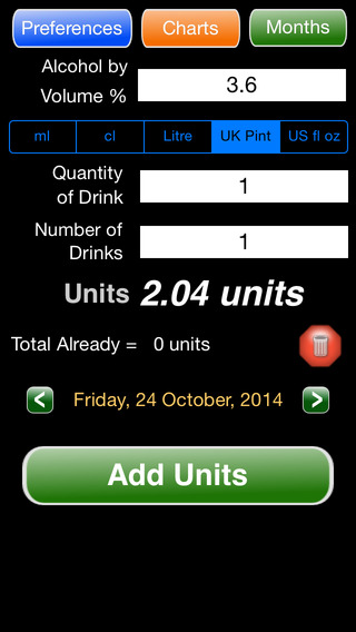 【免費醫療App】Alcohol Units Calculator-APP點子