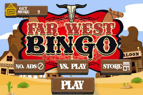 Far West Bingo FREE Casino Game screenshot 2