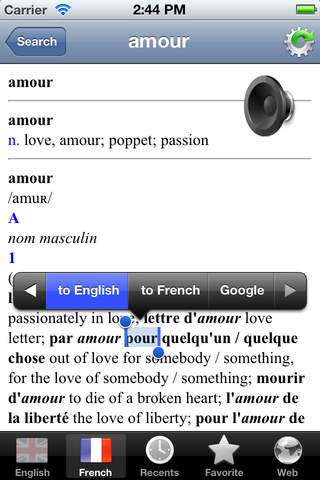 French English best dictionary pronunciation screenshot 4