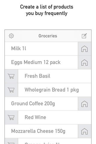 Repeto List - Supermarket planner for repetitive grocery shopping screenshot 2
