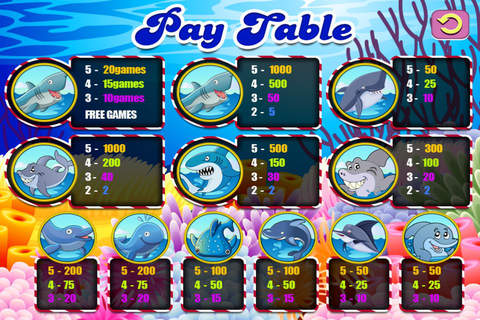 Big Wild Hungry Shark Casino Pro Slots Vegas in the Night Tournaments screenshot 4