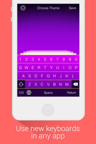 Keyboard - Free color themes, designs, backgrounds and emoji emoticons screenshot 3