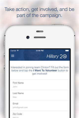 Clinton 2016 screenshot 4