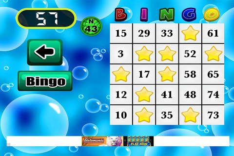 Fun Bubbles Bingo Pro Casino Game screenshot 2